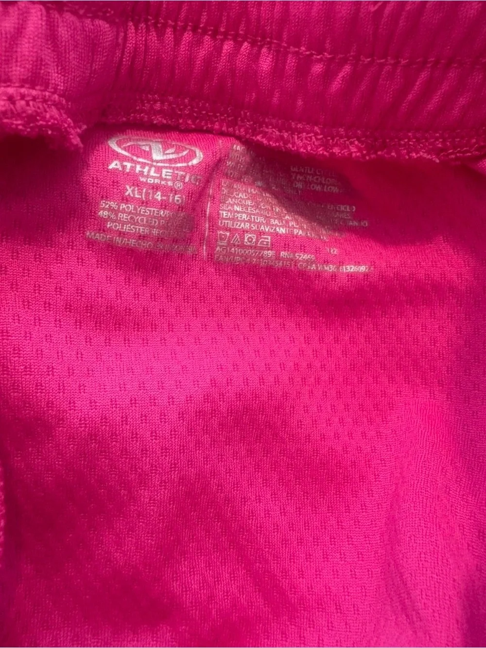 🩷$3 BUNDLED- Athletic Works Girls' Shorts - Hot Pink